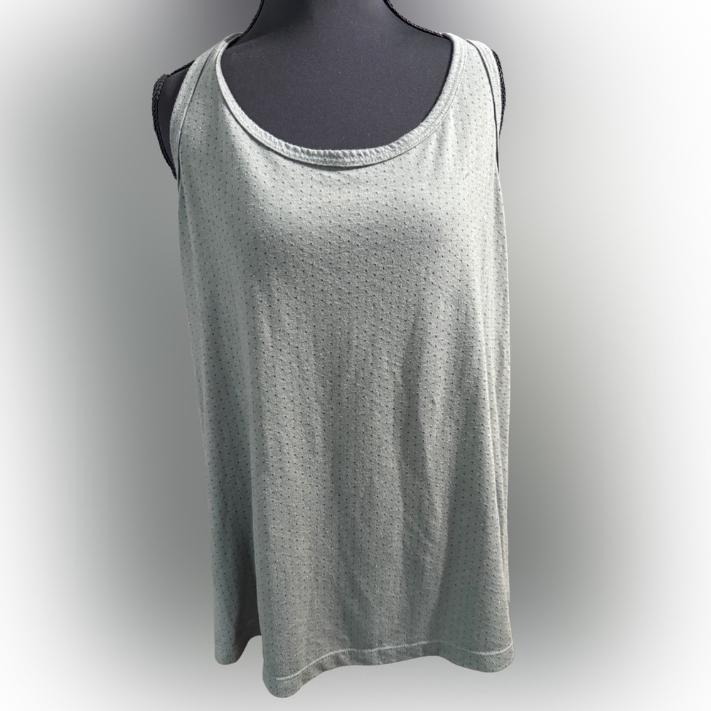 Army Green Sleeveless‎ Women's Top Size Large